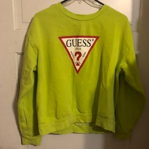 GUESS cropped sweatshirt M